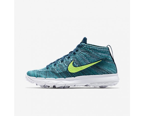 Chaussure Nike Flyknit Chukka Pour Homme Golf Turquoise Rio/Turquoise Nuit/Hyper Jade/Volt_NO. 819009-300