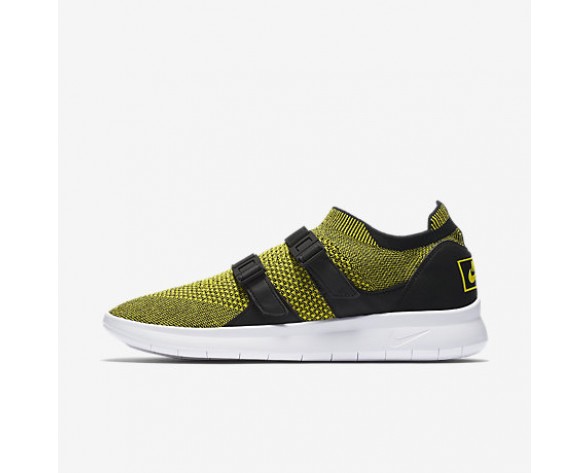 Chaussure Nike Air Sock Racer Ultra Flyknit Pour Homme Lifestyle Jaune Strike/Noir/Jaune Strike_NO. 898022-700