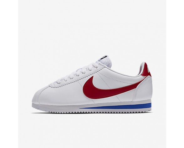 Chaussure Nike Classic Cortez Pour Femme Lifestyle Blanc/Royal Éclatant/Rouge Intense_NO. 807471-103