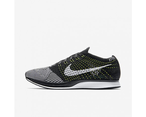 Chaussure Nike Flyknit Racer Pour Femme Lifestyle Noir/Blanc/Blanc_NO. 526628-011
