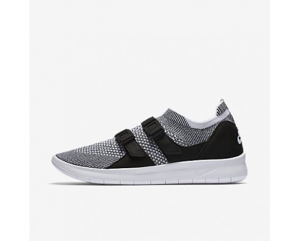 Chaussure Nike Air Sock Racer Ultra Flyknit Pour Femme Lifestyle Noir/Blanc/Blanc_NO. 896447-002