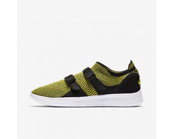 Chaussure Nike Air Sock Racer Ultra Flyknit Pour Femme Lifestyle Jaune Strike/Noir/Blanc_NO. 896447-003