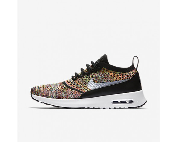 Chaussure Nike Air Max Thea Ultra Flyknit Pour Femme Lifestyle Cramoisi Brillant/Noir/Blanc/Gris Loup_NO. 881175-600