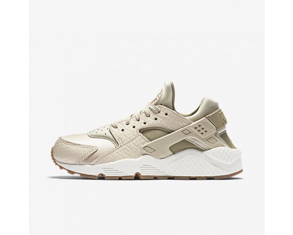 Chaussure Nike Air Huarache Premium Pour Femme Lifestyle Flocons D'Avoine/Voile/Gomme Marron/Kaki_NO. 683818-102