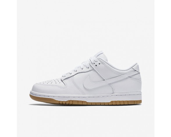 Chaussure Nike Dunk Low Pour Femme Lifestyle Blanc/Platine Pur/Gomme Marron Clair/Blanc_NO. 311369-100