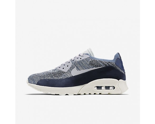 Chaussure Nike Air Max 90 Ultra 2.0 Flyknit Pncl Pour Femme Lifestyle Brouillard D'Océan/Platine Pur_NO. 889694-400