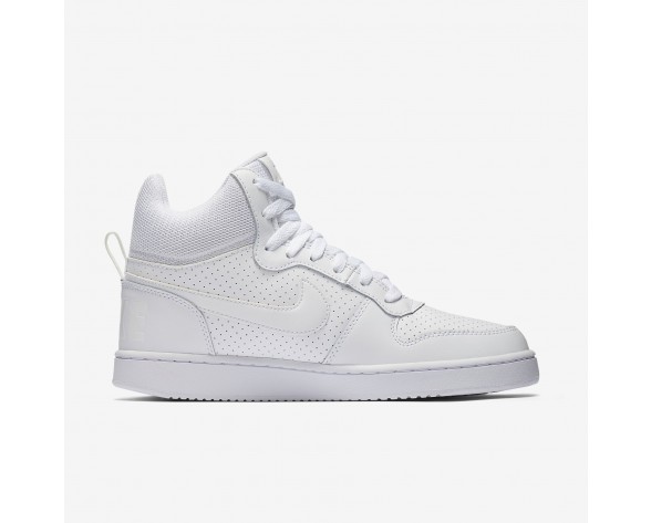 Chaussure Nike Court Borough Mid Pour Femme Lifestyle Blanc/Blanc/Blanc_NO. 844906-110