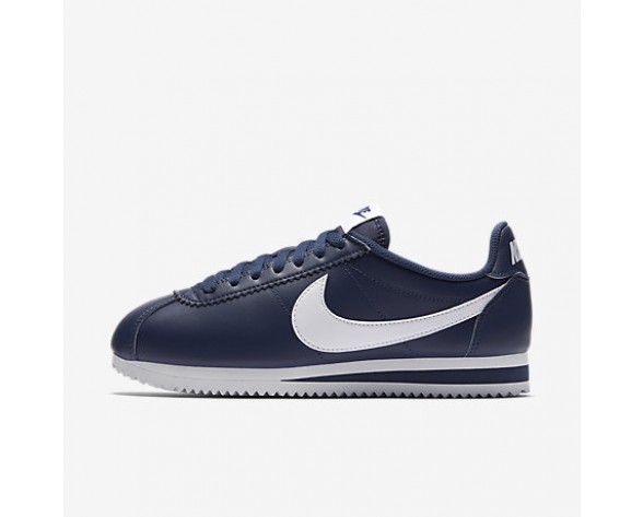 Chaussure Nike Classic Cortez Metallic Pour Femme Lifestyle Bleu Nuit Marine/Blanc/Blanc_NO. 807471-400