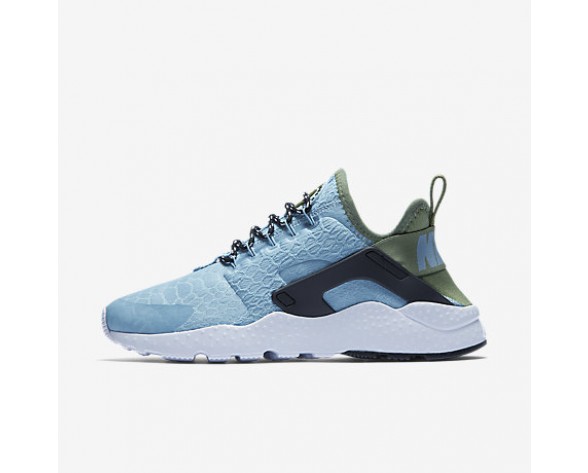 Chaussure Nike Air Huarache Ultra Se Pour Femme Lifestyle Bleu Mica/Vert Légion/Noir/Bleu Mica_NO. 859516-401