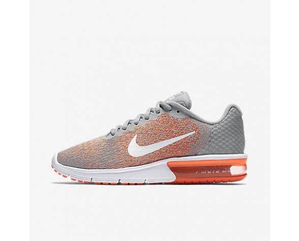 Chaussure Nike Air Max Sequent 2 Pour Femme Lifestyle Gris Loup/Mangue Brillant/Crépuscule Brillant/Blanc_NO. 852465-005