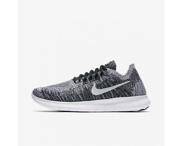 Chaussure Nike Free Rn Flyknit 2017 Pour Femme Running Noir/Volt/Blanc_NO. 880844-003