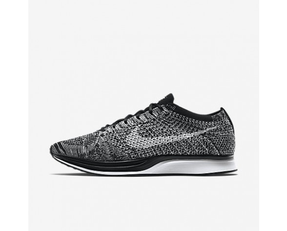 Chaussure Nike Flyknit Racer Pour Femme Running Noir/Blanc_NO. 526628-012