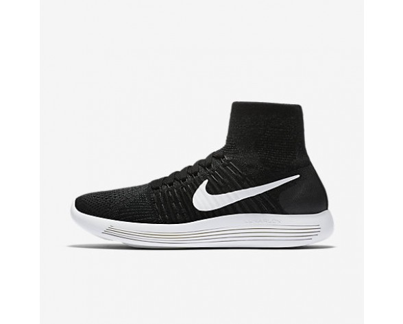 Chaussure Nike Lunarepic Flyknit Pour Femme Running Noir/Anthracite/Volt/Blanc_NO. 818677-007