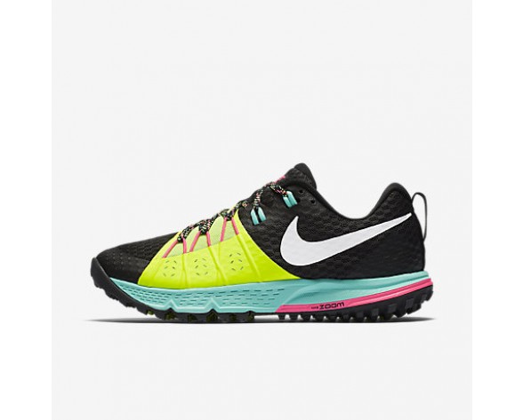 Chaussure Nike Air Zoom Wildhorse 4 Pour Femme Running Noir/Volt/Hyper Turquoise/Blanc_NO. 880566-007