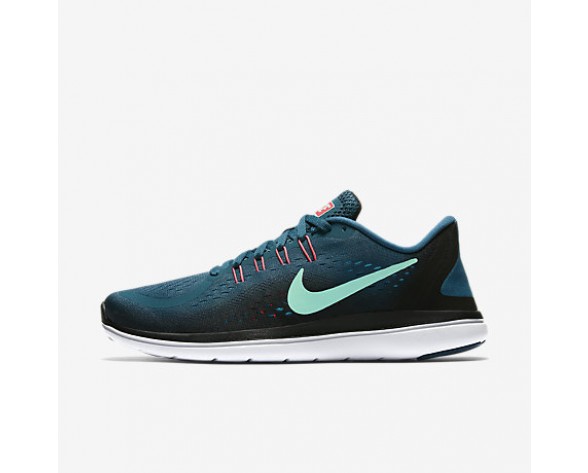 Chaussure Nike Flex 2017 Rn Pour Femme Running Bleu Légion/Noir/Rouge Cocktail/Vert Phosphorescent_NO. 898476-401
