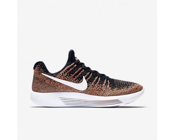 Chaussure Nike Lunarepic Low Flyknit 2 Pour Femme Running Noir/Rouge Cocktail/Bleu Université/Blanc_NO. 863780-006