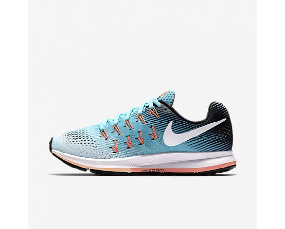 Chaussure Nike Air Zoom Pegasus 33 Pour Femme Running Bleu Glacier/Bleu Polarisé/Noir/Blanc_NO. 831356-405