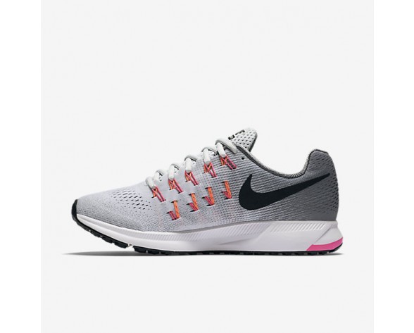Chaussure Nike Air Zoom Pegasus 33 Pour Femme Running Platine Pur/Gris Froid/Explosion Rose/Noir_NO. 831356-006