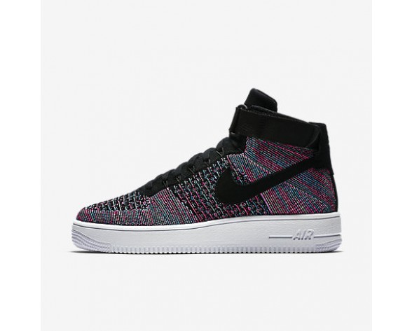 Chaussure Nike Air Force 1 Ultra Flyknit Pour Homme Lifestyle Rouge Cocktail/Bleu Rayonnant/Blanc/Noir_NO. 817420-602