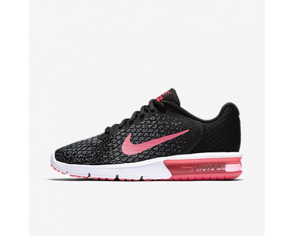 Chaussure Nike Air Max Sequent 2 Pour Femme Running Noir/Anthracite/Gris Froid/Rose Coureur_NO. 852465-006