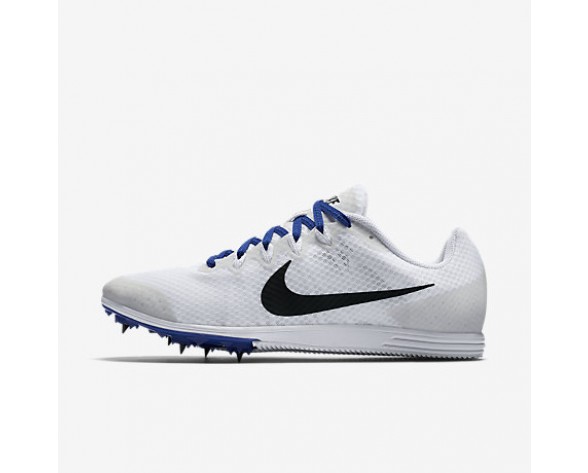 Chaussure Nike Zoom Rival D 9 Pour Femme Running Blanc/Bleu Coureur/Noir_NO. 806556-100