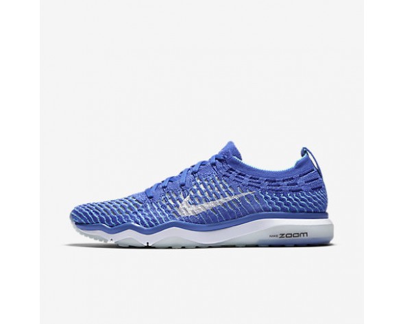 Chaussure Nike Zoom Fearless Flyknit Pour Femme Fitness Et Training Bleu Moyen/Bleu Polarisé/Blanc_NO. 850426-400