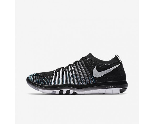 Chaussure Nike Free Transform Flyknit Pour Femme Fitness Et Training Noir/Gris Loup/Gris Foncé/Blanc_NO. 833410-001