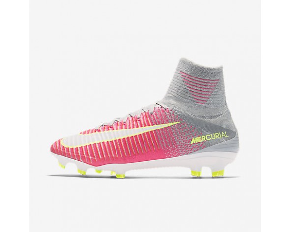 Chaussure Nike Mercurial Superfly V Fg Pour Femme Football Hyper Rose/Gris Loup/Aigre/Blanc_NO. 844226-610