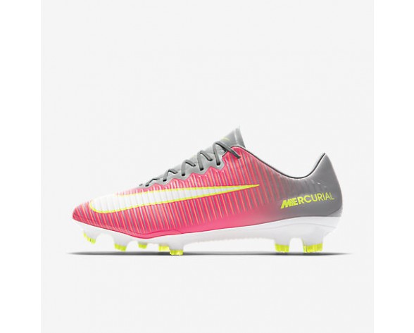 Chaussure Nike Mercurial Vapor Xi Fg Pour Femme Football Hyper Rose/Gris Loup/Aigre/Blanc_NO. 844235-610