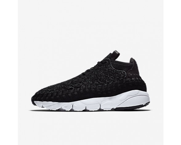 Chaussure Nike Air Footscape Woven Chukka Qs Pour Homme Lifestyle Anthracite/Blanc/Noir/Noir_NO. 913929-001