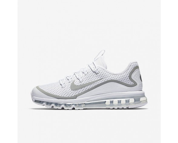 Chaussure Nike Air Max More Pour Homme Lifestyle Blanc/Noir/Argent Métallique_NO. 898013-100