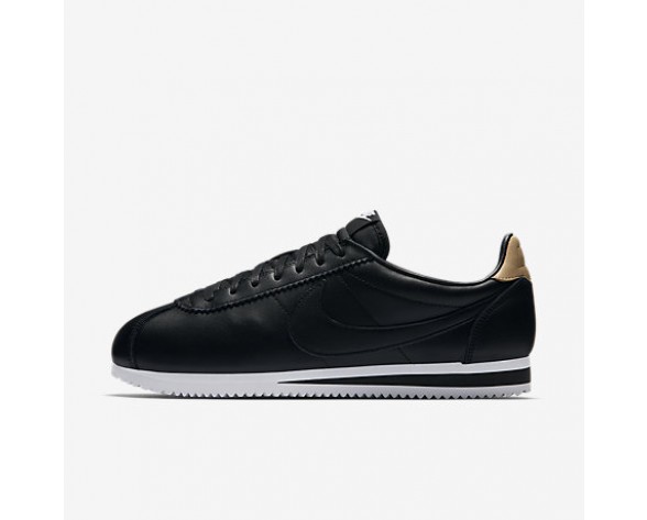 Chaussure Nike Classic Cortez Leather Se Pour Homme Lifestyle Noir/Blanc/Brun Vachette/Noir_NO. 861535-004