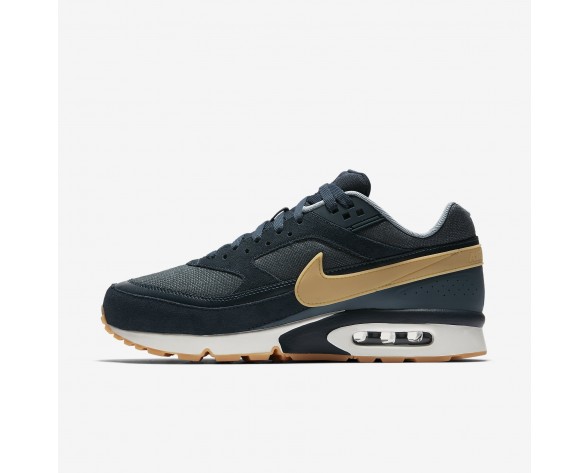 Chaussure Nike Air Max Bw Premium Pour Homme Lifestyle Marine Arsenal/Renard Bleu/Bleu-Gris/Jaune Gomme_NO. 819523-401