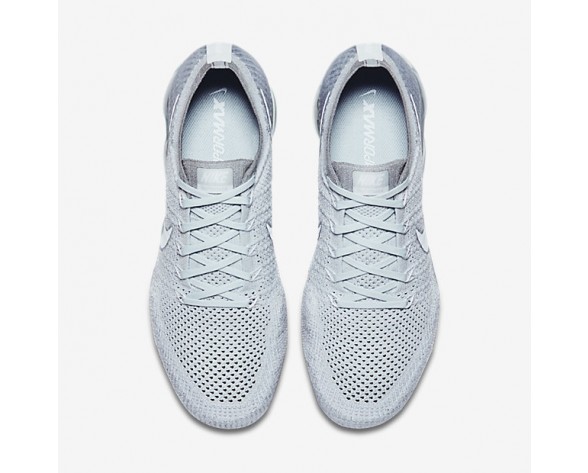 Chaussure Nike Air Vapormax Flyknit Pour Homme Lifestyle Platine Pur/Gris Loup/Blanc_NO. 849558-004