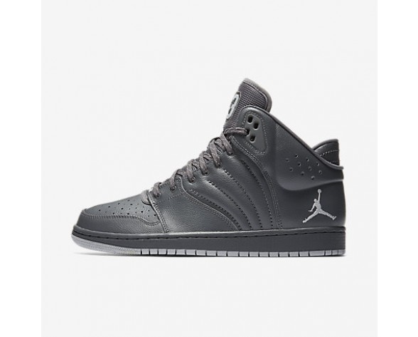 Chaussure Nike Jordan 1 Flight 4 Pour Homme Lifestyle Gris Foncé/Argent Réfléchissant/Gris Loup_NO. 820135-005