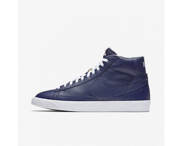 Chaussure Nike Blazer Mid Premium 09 Pour Homme Lifestyle Bleu Binaire/Noir/Gomme Marron Clair/Blanc_NO. 429988-402
