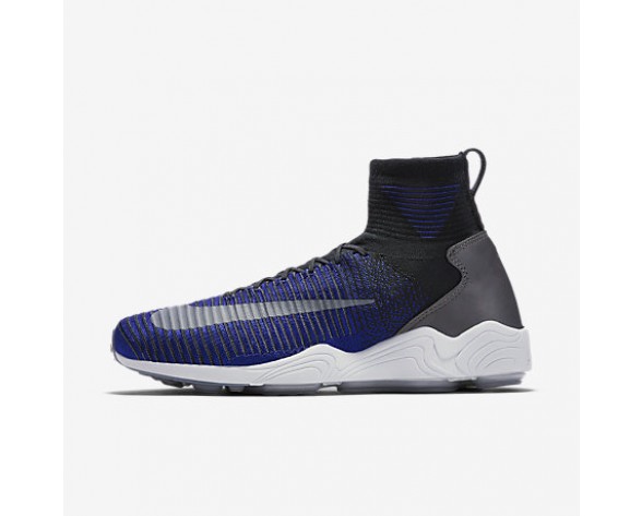 Chaussure Nike Zoom Mercurial Flyknit Pour Homme Lifestyle Bleu Royal Profond/Noir/Platine Pur/Gris Foncé_NO. 844626-004