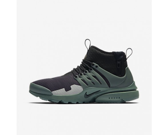 Chaussure Nike Air Presto Mid Utility Pour Homme Lifestyle Noir/Argent Pâle/Vert Vintage/Vert Vintage_NO. AA0868-003