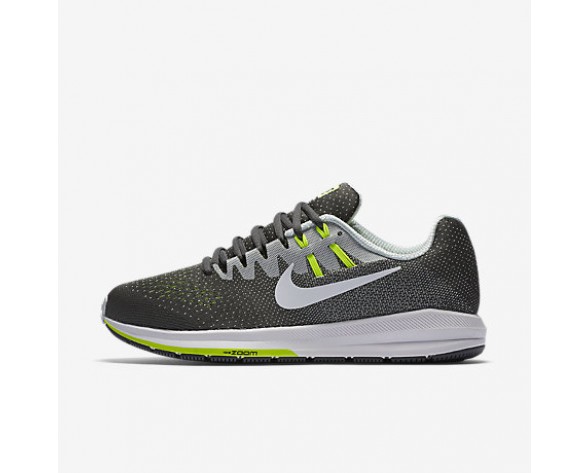 Chaussure Nike Air Zoom Structure 20 Pour Homme Running Gris Foncé/Platine Pur/Volt/Blanc_NO. 849576-007