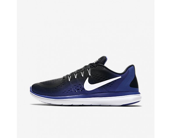 Chaussure Nike Flex 2017 Rn Pour Homme Running Noir/Bleu Royal Profond/Blanc_NO. 898457-004