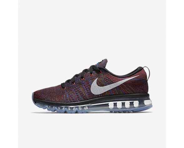 Chaussure Nike Flyknit Air Max Pour Homme Running Noir/Bleu Moyen/Rouge Équipe/Blanc_NO. 620469-016