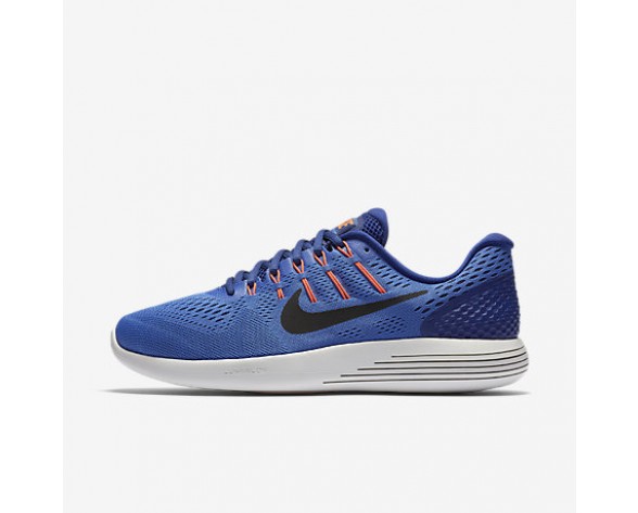 Chaussure Nike Lunarglide 8 Pour Homme Running Bleu Moyen/Bleu Royal Profond/Hyper Orange/Noir_NO. 843725-403