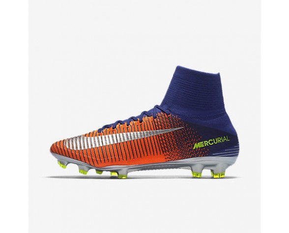 Chaussure Nike Mercurial Superfly V Fg Pour Homme Football Bleu Royal Profond/Cramoisi Total/Zeste D'Agrumes/Chrome_NO. 831940-408