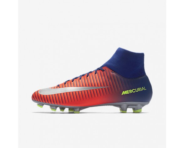 Chaussure Nike Mercurial Victory Vi Dynamic Fit Fg Pour Homme Football Bleu Royal Profond/Cramoisi Total/Zeste D'Agrumes/Chrome_NO. 903609-409