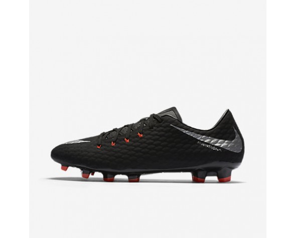 Chaussure Nike Hypervenom Phelon 3 Fg Pour Homme Football Noir/Noir/Anthracite/Argent Métallique_NO. 852556-001