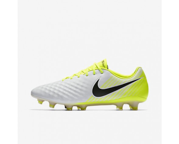 Chaussure Nike Magista Opus Ii Pour Homme Football Blanc/Volt/Gris Loup/Noir_NO. 843813-107