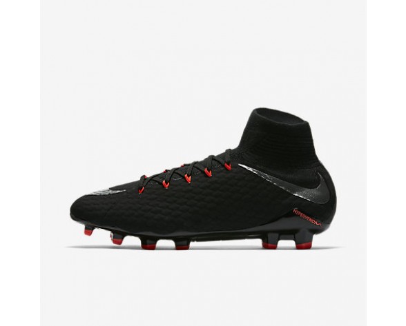 Chaussure Nike Hypervenom Phatal 3 Df Fg Pour Homme Football Noir/Noir/Anthracite/Argent Métallique_NO. 852554-001