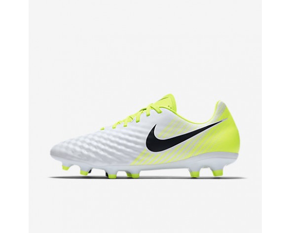 Chaussure Nike Magista Onda Ii Fg Pour Homme Football Blanc/Volt/Platine Pur/Noir_NO. 844411-109
