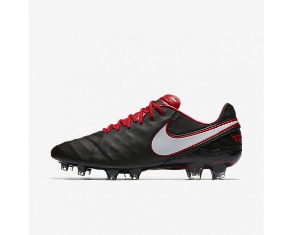 Chaussure Nike Tiempo Legend Vi Fg Pour Homme Football Noir/Rouge Université/Blanc/Blanc_NO. 819177-016