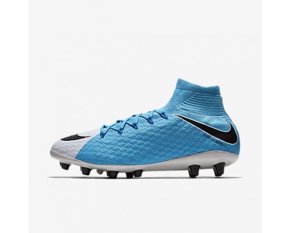 Chaussure Nike Hypervenom Phatal 3 Df Ag-Pro Pour Homme Football Blanc/Bleu Photo/Bleu Chlorine/Noir_NO. 860644-104